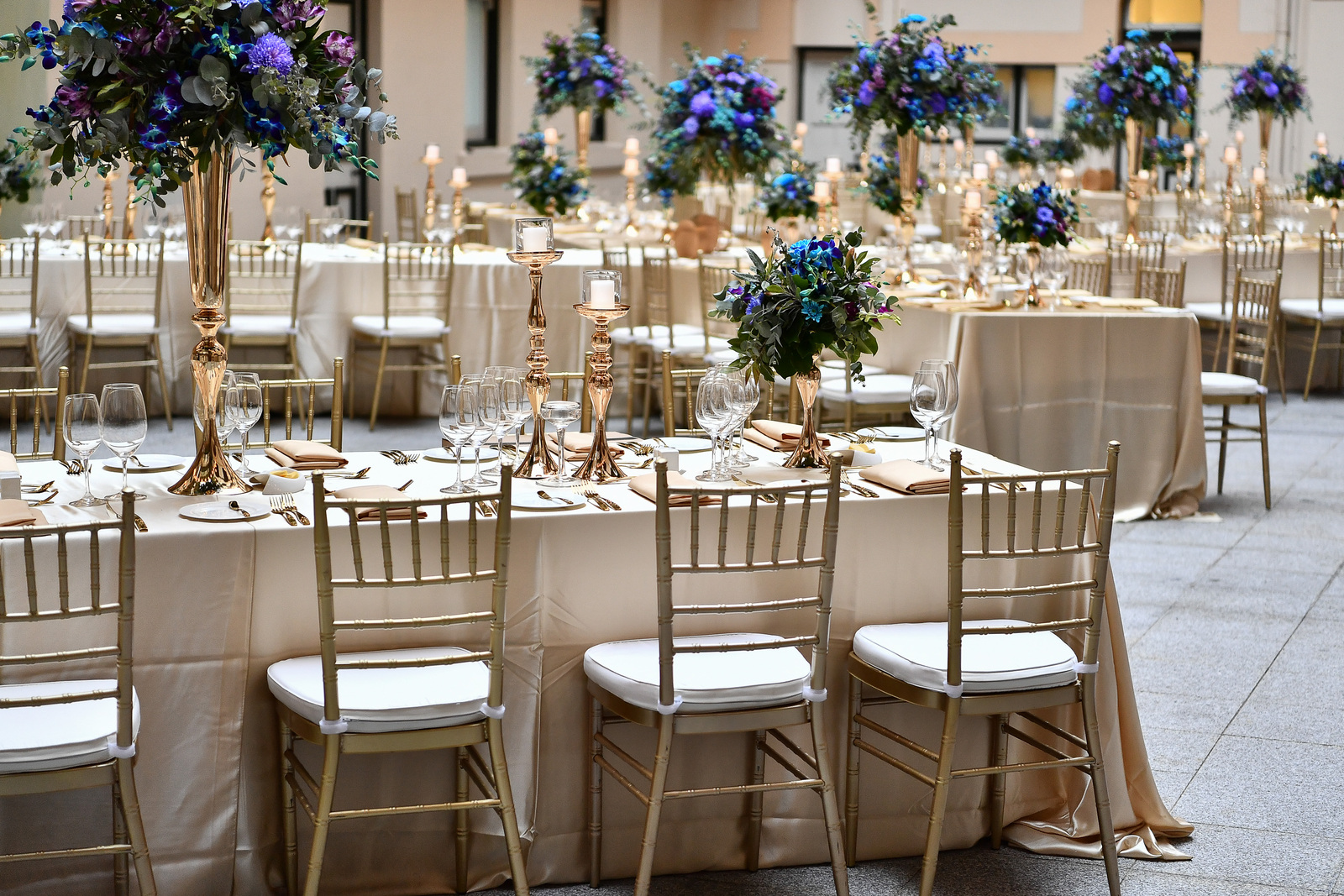 Ghế Tiffany vàng đồng